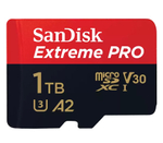 Карта памяти SanDisk MicroSDXC 1TB Extreme Pro UHS-I A2 V30 U3 200/140MB/s + SD-адаптер