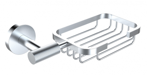 5504 Мыльница настенная, решоточная (ХРОМ) ViEiR  (24/1шт)