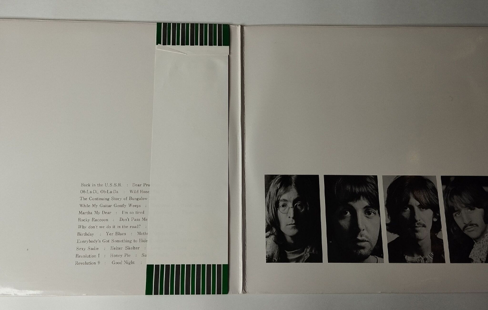 Винтажная виниловая пластинка LP The Beatles White Album Белый Альбом (Japan 1973) (Obi) (4 Photo, Poster) Rocky Raccoon