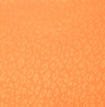 Атлас жаккард "Моар" леопард, 100 г/м2, ш. 150 см, оранжевый