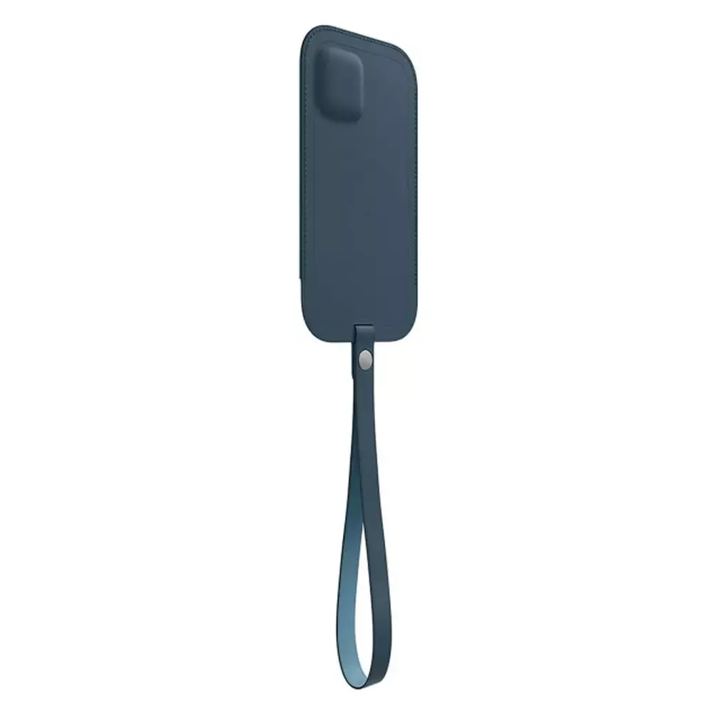 Кожаный чежол конверт для iPhone 12 Pro Max Baltic Blue (MHYH3ZE/A)