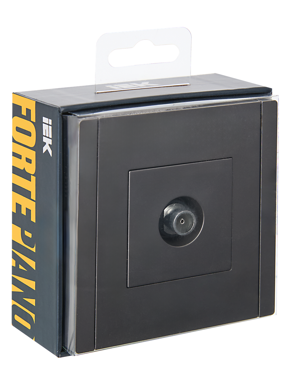 FORTE&PIANO Розетка TV оконечная FP528 сталь IEK