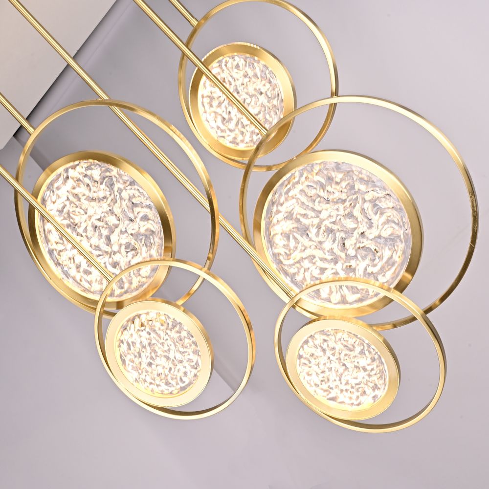 Дизайнерская люстра на штанге ЛУНА lighting collection L60