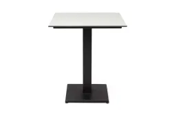 "Каффе" стол из HPL квадратный 64х64см, цвет молочный