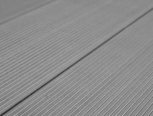 Террасная доска из ДПК Salix (Вельвет) цвет: пепельный.