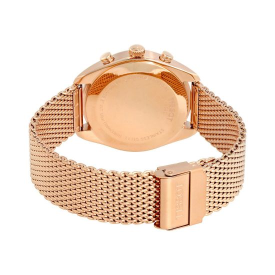 Мужские швейцарские часы с секундомером Tissot T101.417.33.031.01 вид сзади