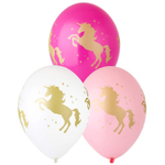 Шар латексный 35см Единорог (Ассорти)
