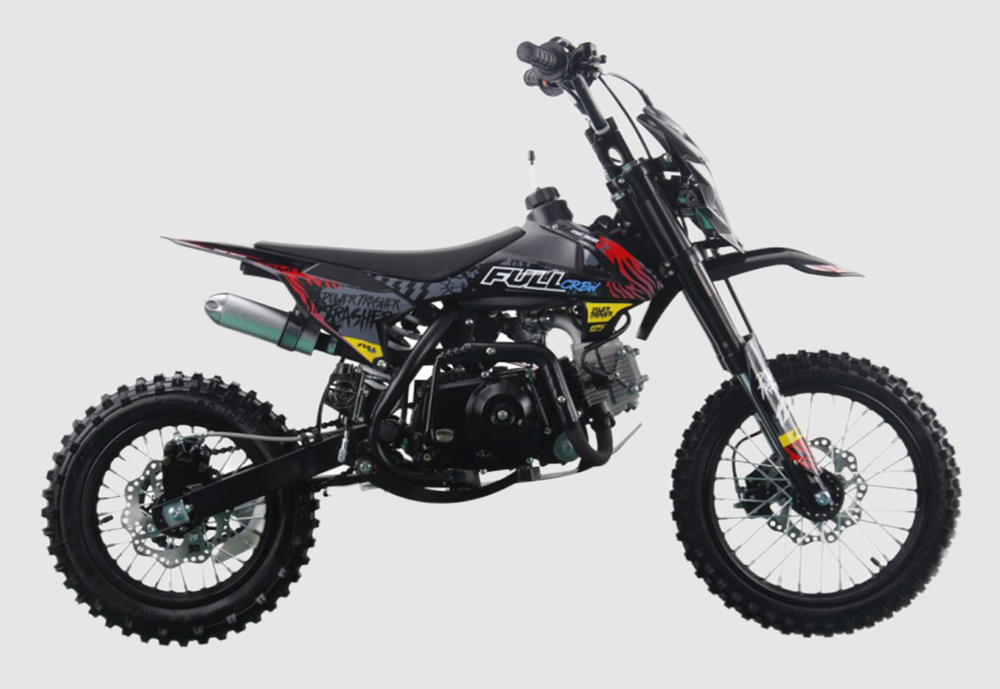 Питбайк FullCrew Power Trasher 125cc 14\12 (п\автомат эл.стартер)