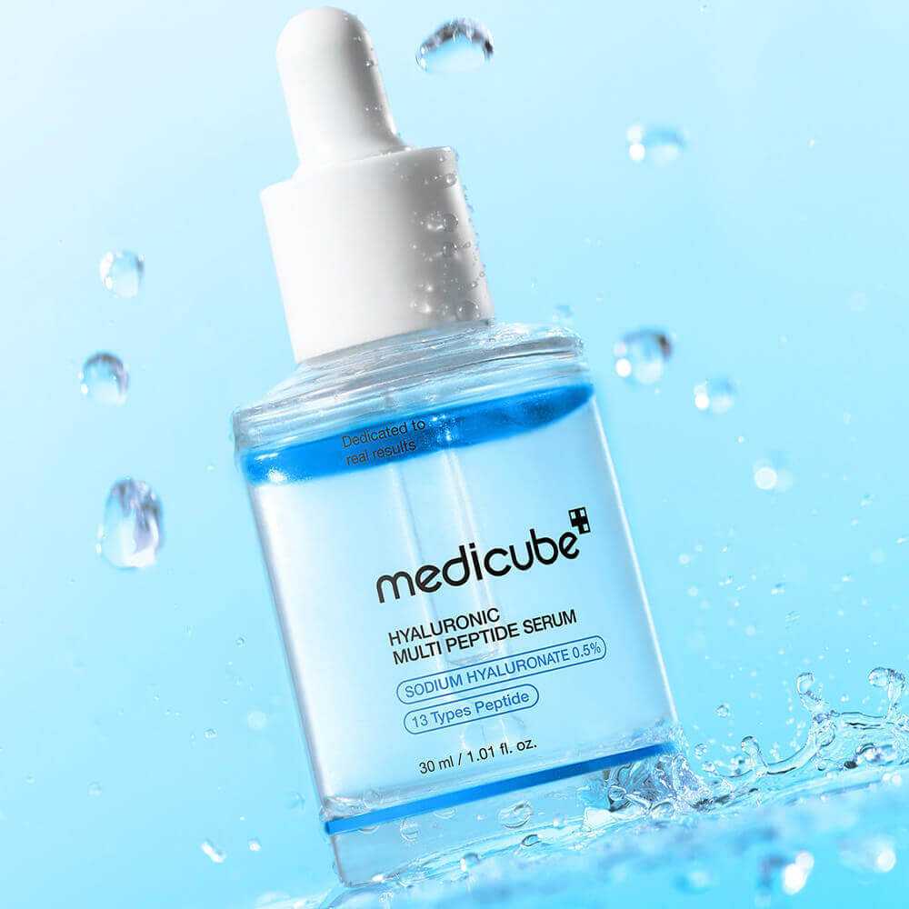 Двухфазная сыворотка с пептидами и ПДРН medicube Hyaluronic Multi Peptide Serum