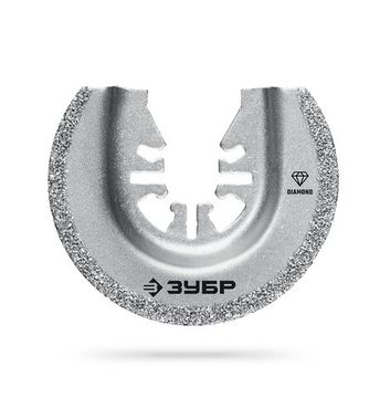 ЗУБР DIAMOND 65x2.0 мм полотно пильное с алмазным зерном Р50: керамика, бетон, кирпич, UniLock (15554-65)