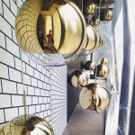 Pendant design lamp  Mirror Ball by Tom Dixon (Gold)