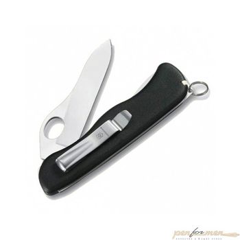 Нож перочинный Victorinox Sentinel One Hand 111мм 5 функций с фикс черный (0.8416.M3)