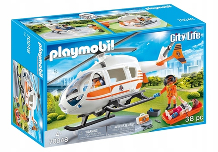 Конструктор Playmobil City Life Спасательный вертолет 70048