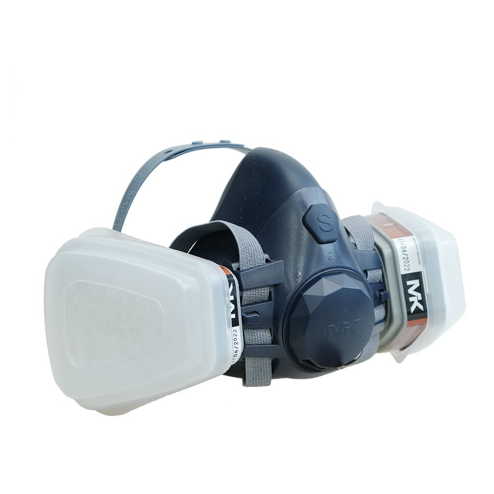 MK 75 Защитная полумаска в комплекте с противогазовыми фильтрами A1