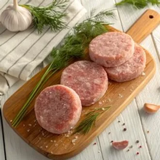 Котлеты из курицы и свинины / 500 гр