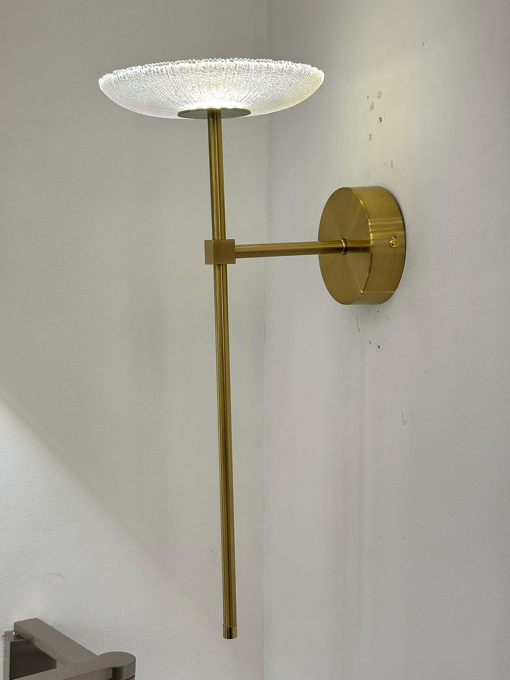 Настенный светильник OB2415-1G gold/clear