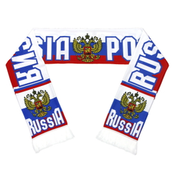 Шарф шелковый летний Россия/Russia (038)