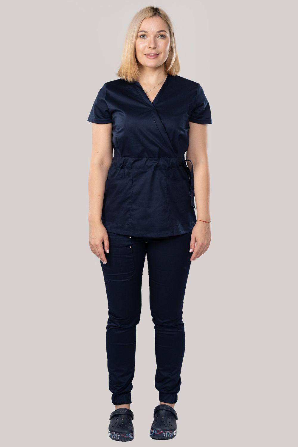 Костюм медицинский женский 386 СИНИЙ