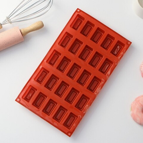 Форма силиконовая «Сладости.Ириски», 30×17×2 см, 25 ячеек