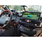 Магнитола для Toyota Land Cruiser 200 2007-2015 (экран климата внизу) - Carmedia ZH-T1201 монитор 12.3", Android 12, 8Гб+128Гб, CarPlay, SIM-слот