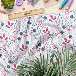 Ткань шифон весенний богатый букет