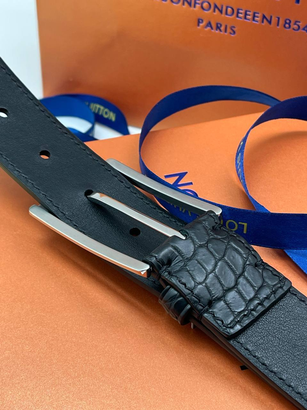 Ремень Hermes из кожи крокодила, арт. 485245005