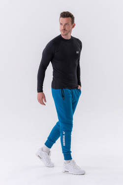 Мужской лонгслив Nebbia Functional T-shirt with long sleeves “Active” 328 Black