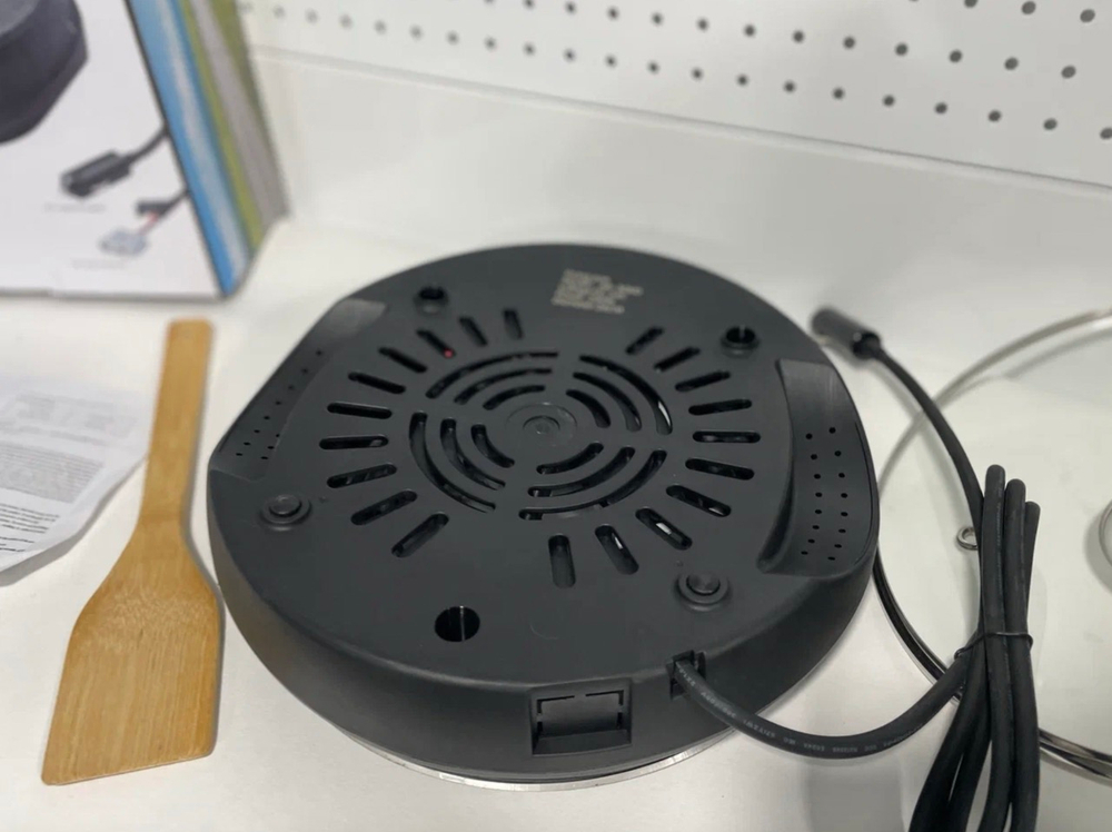 AR-50KD / 24V Электрическая сковорода, 26 см, от сети 24 вольта, с крышкой, черный