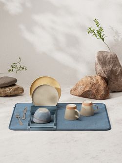 Коврик для сушки посуды Udry, 46х61 см, синий