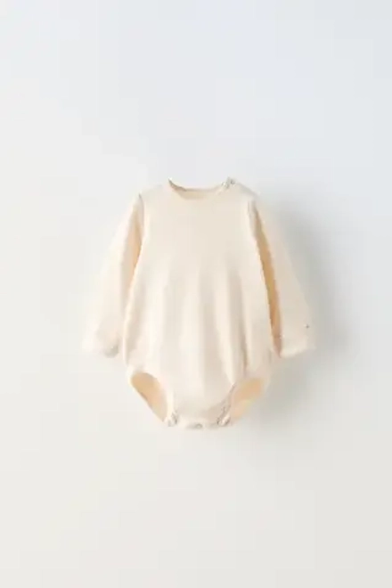 ZARA НАБОР ИЗ ДВУХ БОДИ В РУБЧИК С РЕГУЛИРУЕМЫМИ ДЕТАЛЯМИ, ВОДЯНИСТО-ЗЕЛЕНЫЙ