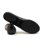 Кожаные балетки minnie travel ballet pave TORY BURCH - черный(155637)