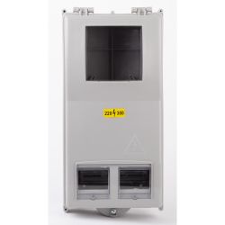 Корпус пластиковый навесной ЭРА ЩУРн-П 3/8 (КДЕ-З) (485х240х140) IP54 серый | Корпуса пластиковые учетно-распределительные