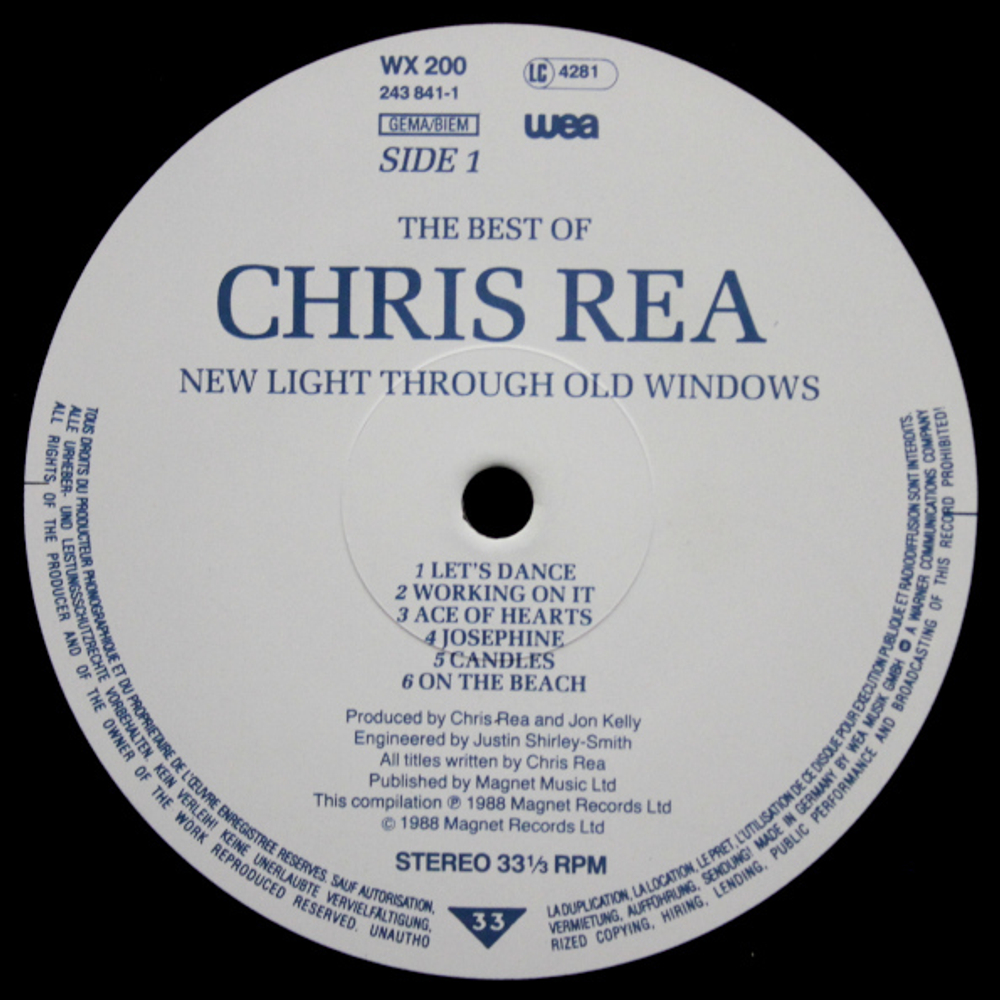 Chris Rea / New Light Through Old Windows - The Best Of Chris Rea (LP)