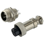 Авиационный разъем GX12 3Pin (штекер+гнездо)
