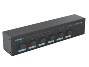 CVGAUDIO VRA-660 шестиканальный, 2U-рэковый, 11-позиционный регулятор громкости