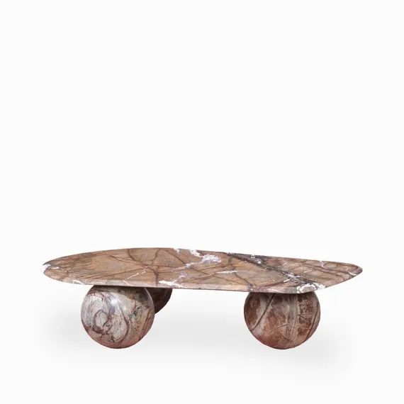 Кофейный стол Peregrine 120х60 см, коричневый индийский мрамор