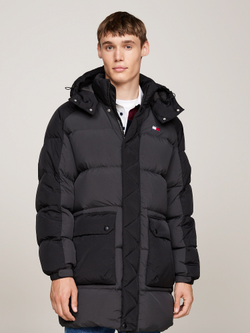 Пуховик Tommy Jeans Two-Tone Hooded Parka Black
