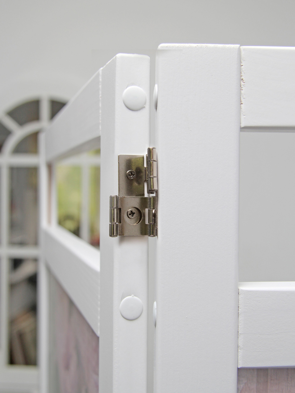 Ширма - перегородка для зонирования пространства деревянная с картинкой с обеих сторон "Райские птички", 3 створки, 480*1800 мм