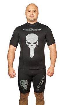 Майка Epsealon Skull с короткими рукавами  2.5 мм