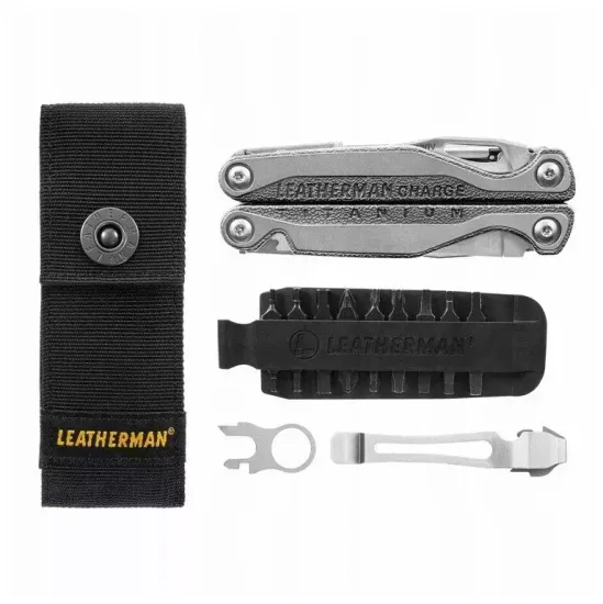 Мультитул Leatherman Charge Plus TTi 832528 титановый 19 функций