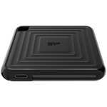 Silicon Power PC60 256GB Portable SSD SATAIII USB 3.2 Gen2 (Type-C) Portable SSD, R/W: up to 540MB/s; 500MB/s, Black