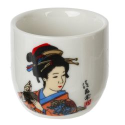 GAEM Набор для саке: графин 140 мл и 4 стакана 35 мл, L18,5 W7 H15 см