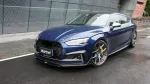 Карбоновые канарды переднего бампера для AUDI S5 & A5 S LINE 2017-2019 B9 Ауди обвес