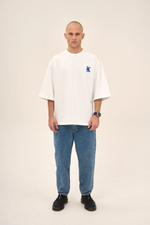 Футболка KUL'TURA "HYPERSIZE GOTH LOGO K" Молочный