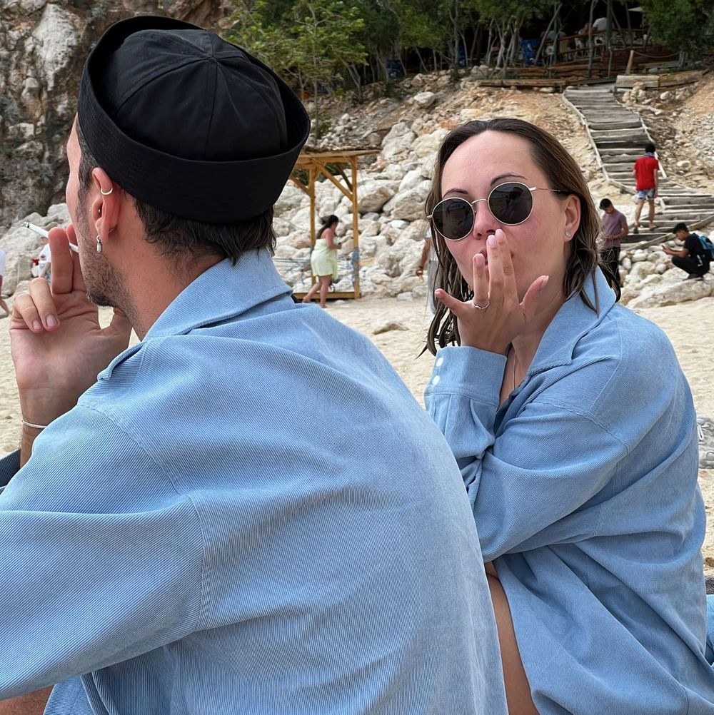 Рубашка Смерч #4 Вельветовая Голубая