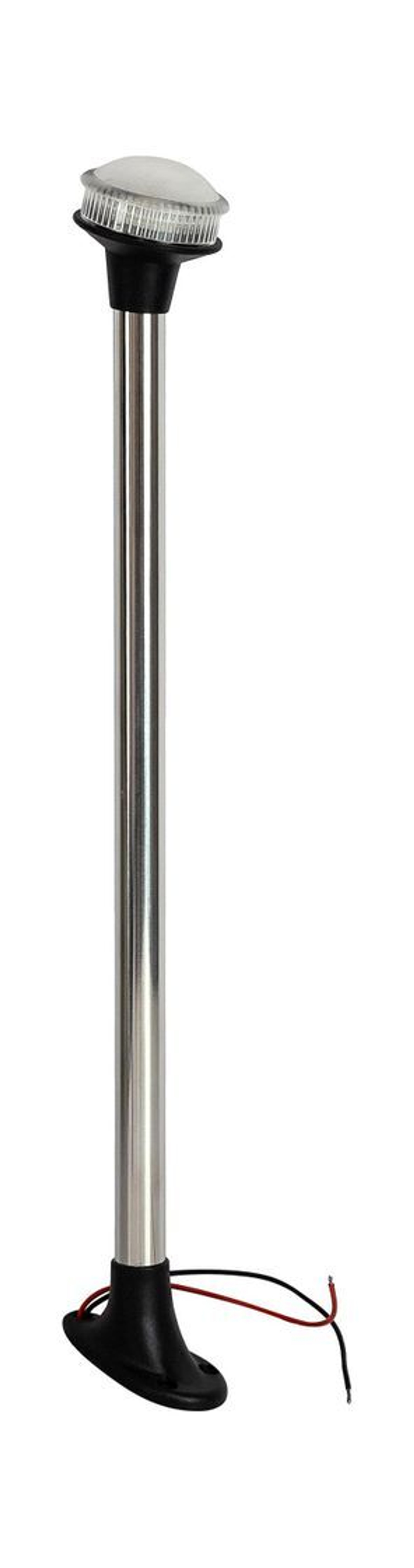 Огонь топовый на стойке 18", черный, 12-24 В, LED, Ba15d