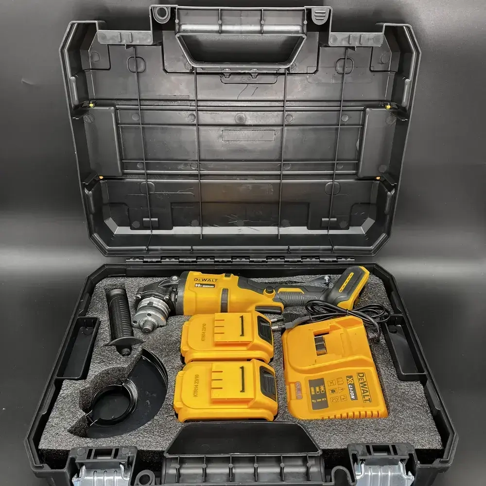 УШМ DeWalt 18V Болгарка от аккумулятора 2 АкБ, 5Ah / Угловая шлифмашина 8500 об./мин