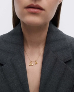 Подвеска-шарм Love Swans серебро 925 пробы покрытое золотом