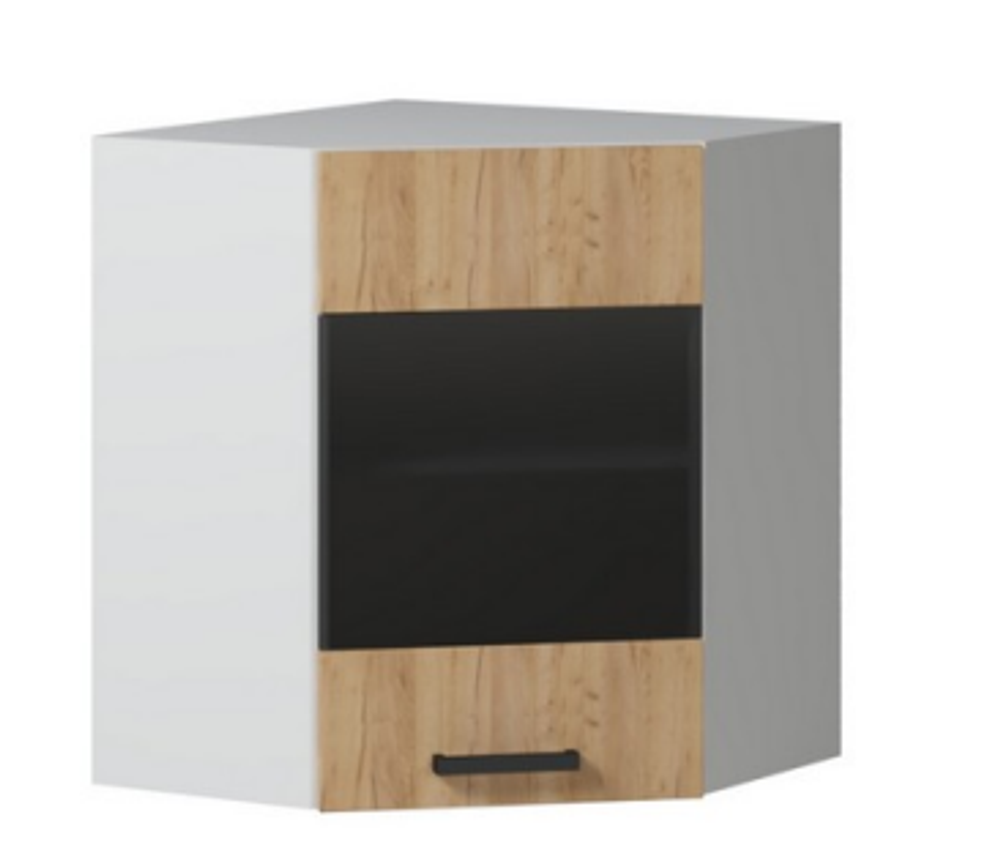 Alisa craft - Шкаф угловой 600 со стеклом