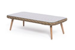 "Прованс" столик журнальный из ротанга, цвет соломенный